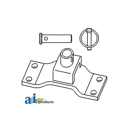 A & I Products Drawbar Clevis Assembly 8.5" x5" x5" A-49B73R